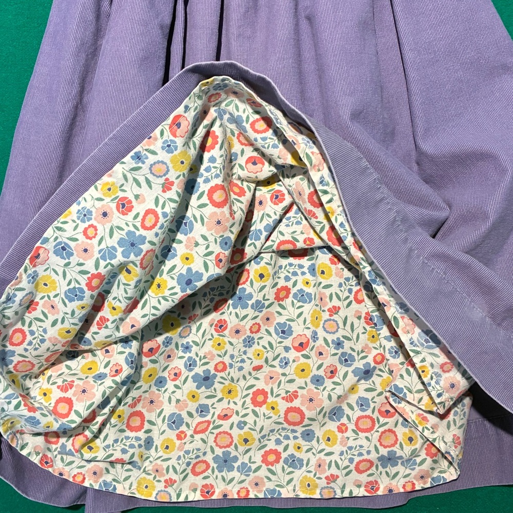 Mini Boden Ruffled Purple Dress w/pockets - Picture 12 of 12